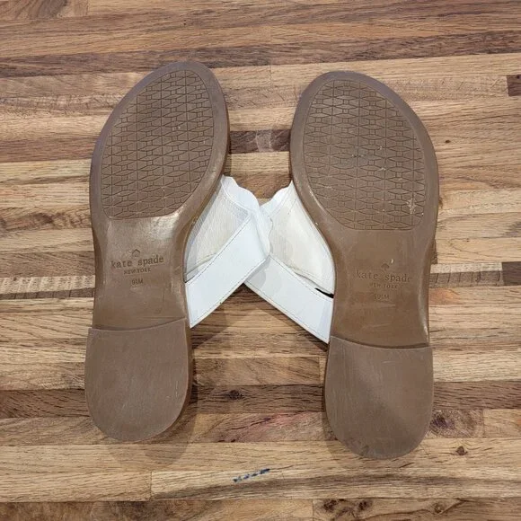 Kate Spade Cora Jeweled Thong Toe Flat Sandals - Picture 10 of 12